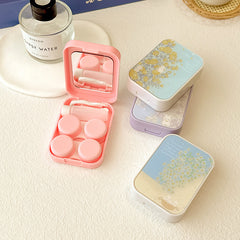 Estuche para lentes de contacto de color Sea of Blossoms 