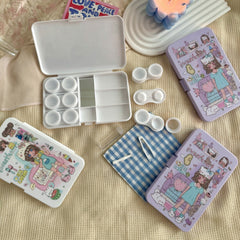 Estuche para lentes de contacto de colores SweetHeart Girl 