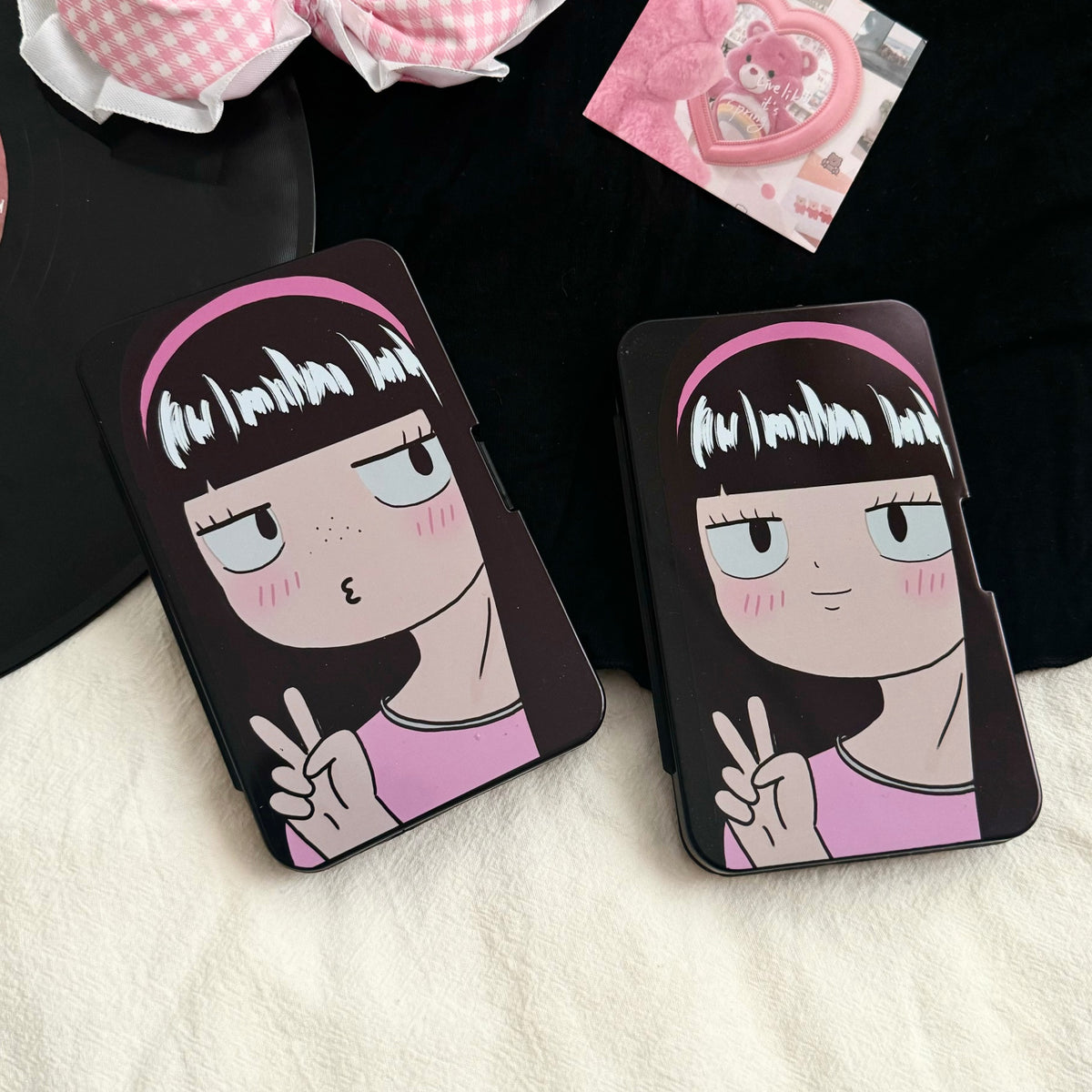 Estuche para lentes de contacto de color Sassy Girl