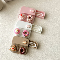 Estuche para lentes de contacto de estilo pastel encantador