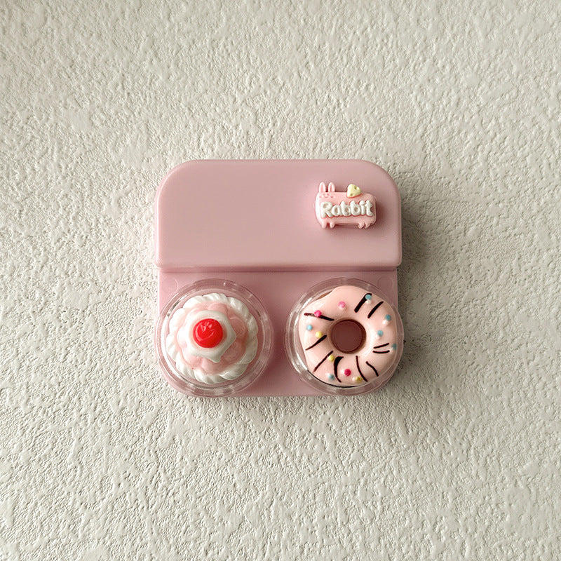 Estuche para lentes de contacto de estilo pastel encantador