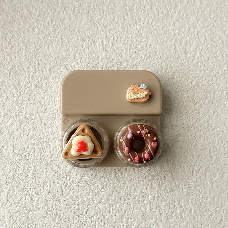 Estuche para lentes de contacto de estilo pastel encantador