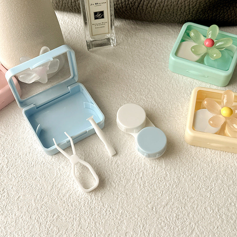 Estuche para lentillas de contacto color Pastel Blossom