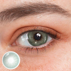 Lentes de contacto de color verde Claudina 