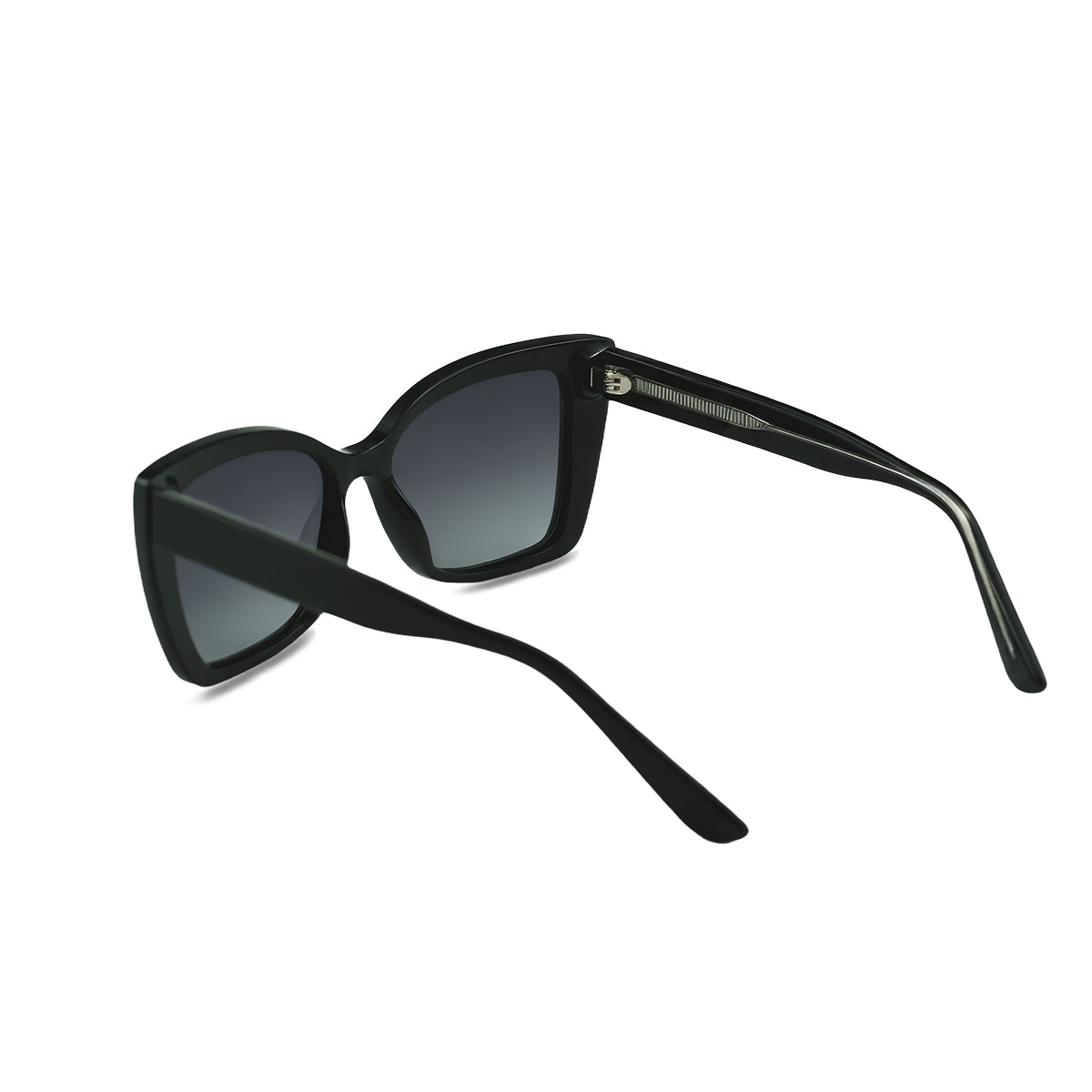 Gafas de sol negras Thais Cat Eye 