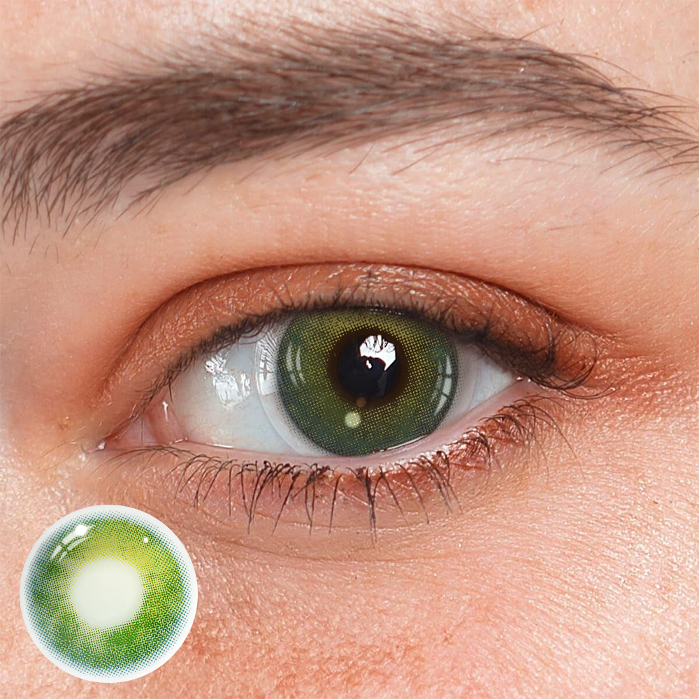 Lentes de contacto de color recetados lracema Green 