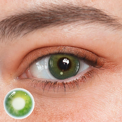 Lentes de contacto de color recetados lracema Green 