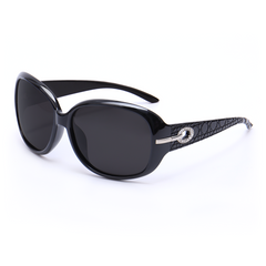 Gafas de sol negras extragrandes Anna 