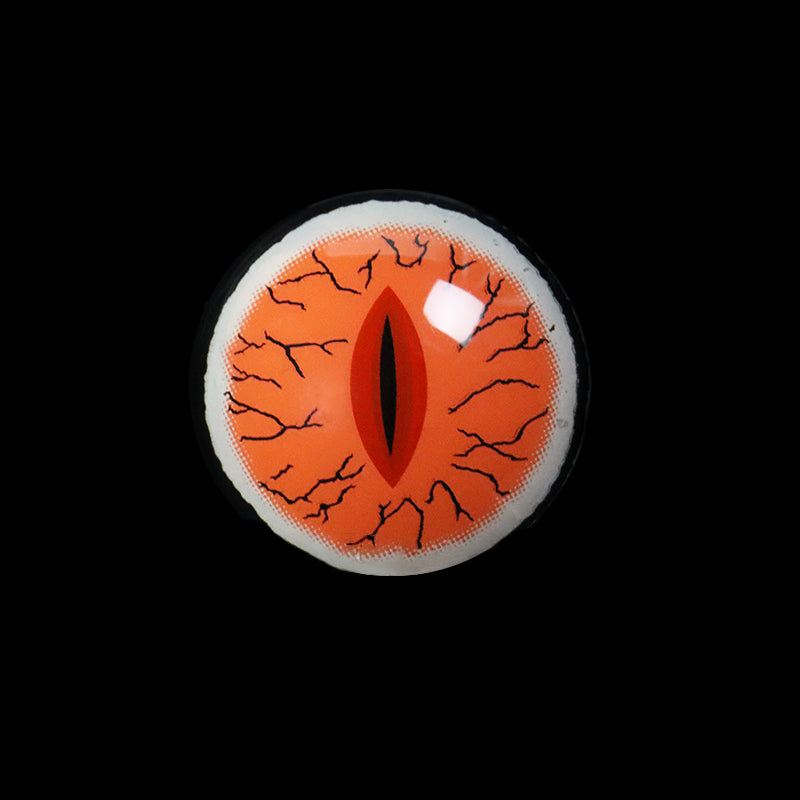 Lentes de contacto de color rojo para cosplay de Kibutsuji Muzan 