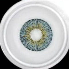 Lentes de contacto de mármol azul retro 