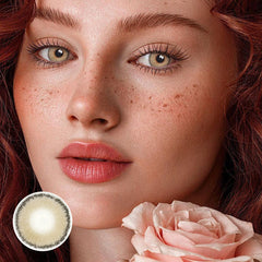 Lentes de contacto de color con prescripción Astrea Brown 
