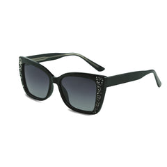 Gafas de sol negras Thais Cat Eye 