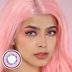 Lentes de contacto de color rosa con prescripción Cosplay Element 