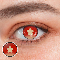 Lentes de contacto de color rojo Cosplay Hutao 