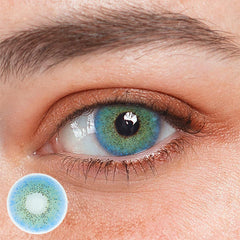 Lentes de contacto de color azul malvavisco Gimlet
