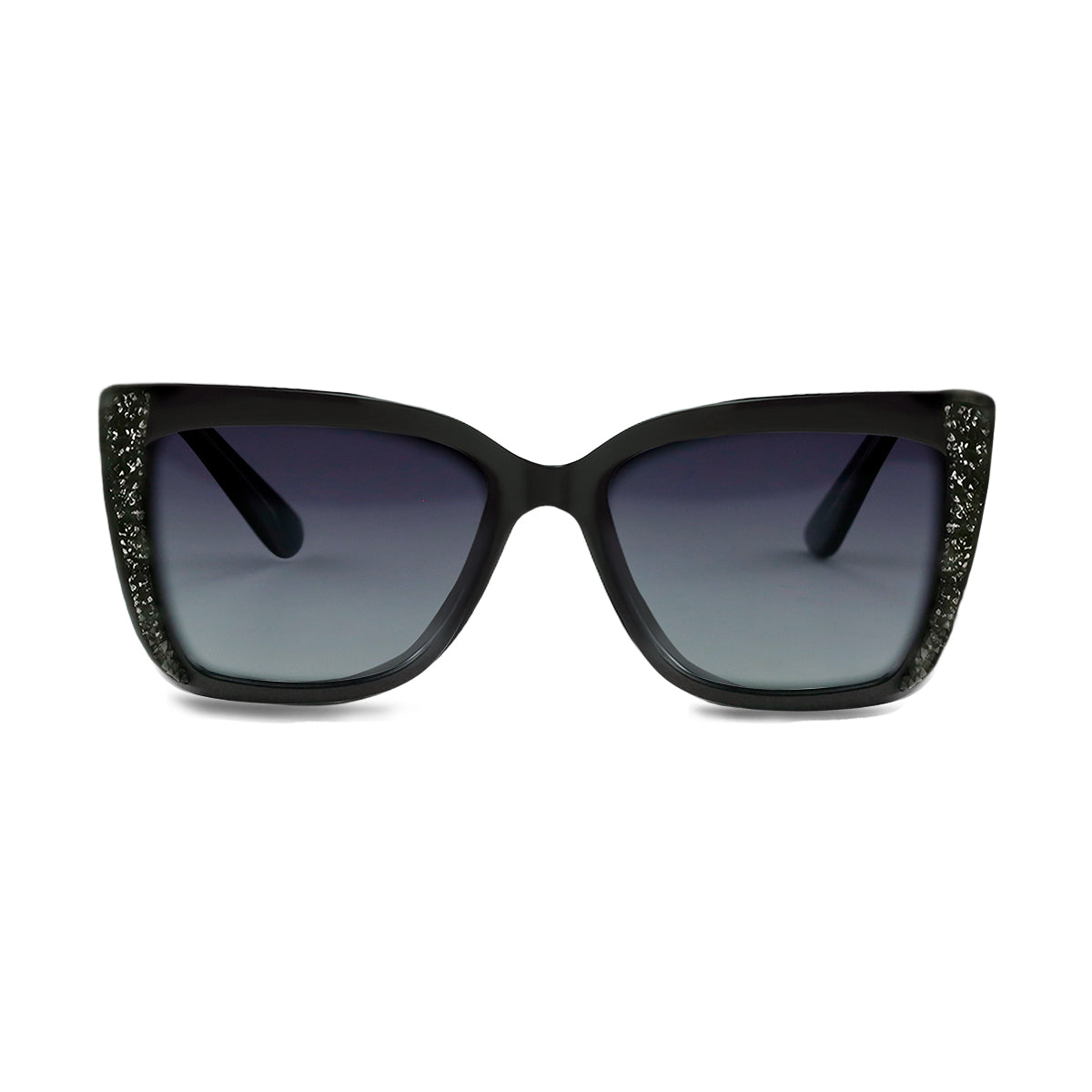 Gafas de sol negras Thais Cat Eye 