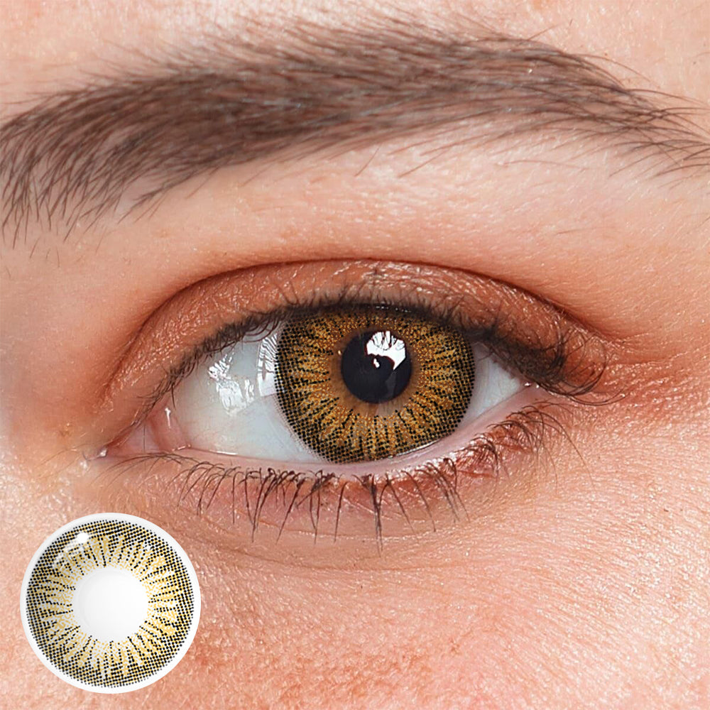 Lentes de contacto de color con prescripción Bruna Brown 