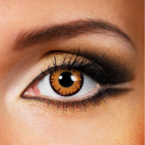 Lentes de contacto de color amarillo para cosplay WILIGHT BELLA 