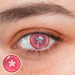 Lentes de contacto de color rosa para cosplay de Genshin Impact