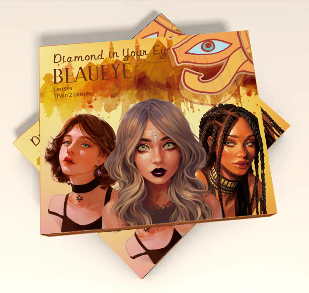 Lentes de contacto de color azul Vlinder Gem 