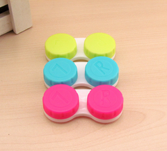 Estuche para lentes de contacto de colores multicolor Candy Colors 