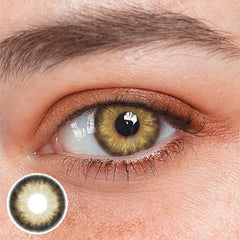 Lentes de contacto de color marrón Adriene Obsession 