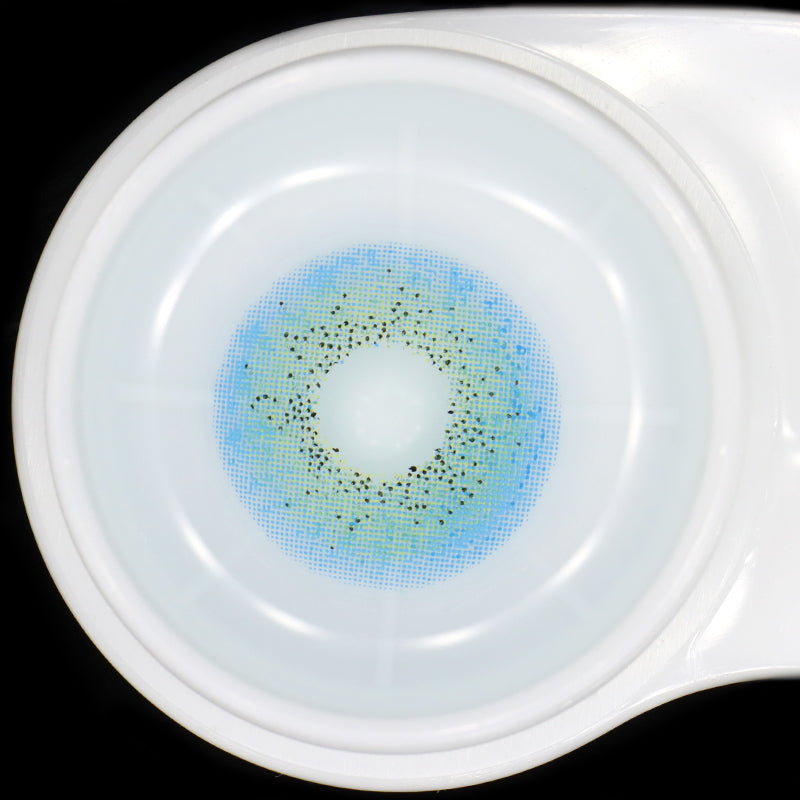 Lentes de contacto de color azul malvavisco Gimlet