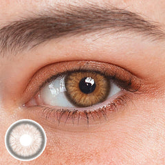 Lentes de contacto de color marrón con la carta de amor de Madonna