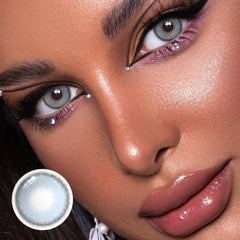 Lentes de contacto de color con prescripción Vela Blue 