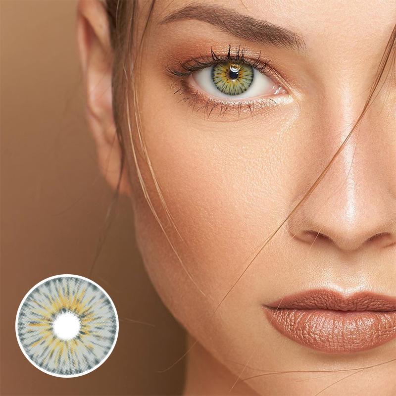 Lentes de contacto de color gris Gogh de Nueva York 