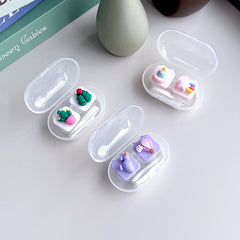 Estuche para lentes de contacto de colores DIY 