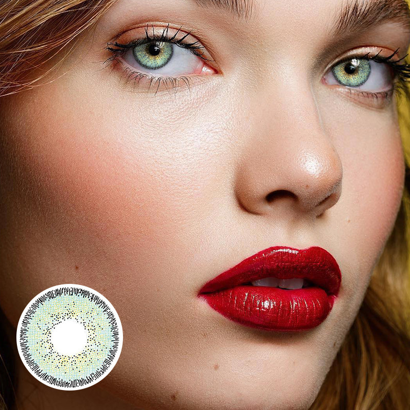 Lentes de contacto de color verde TOPAZIO de Natural Colors – BEAUEYE (MX)