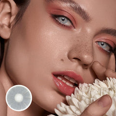 Lentes de contacto de color con prescripción Clover Grey 