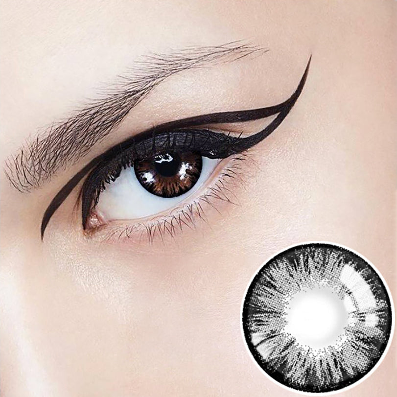 Lentes de contacto de color negro Big Eyes 