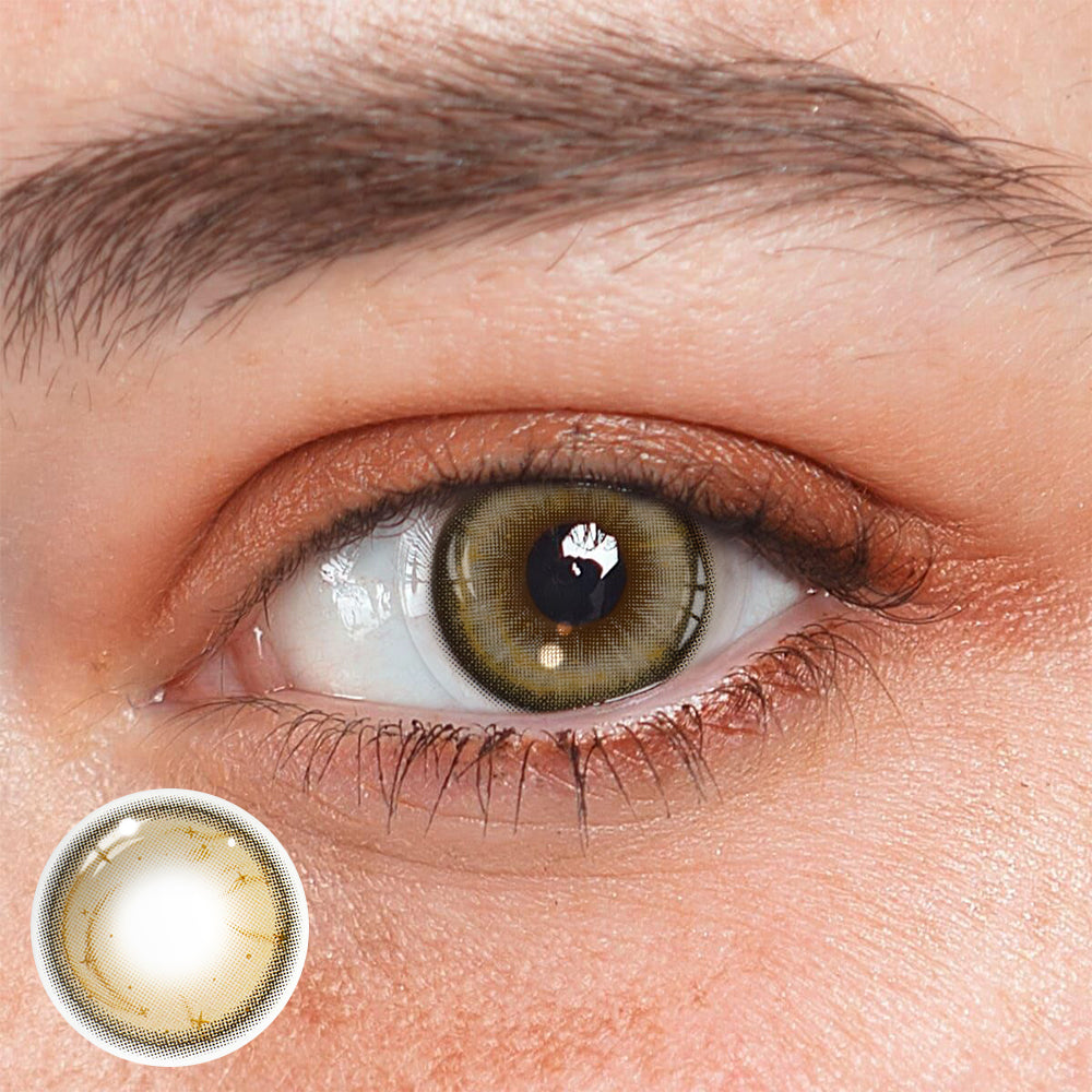 Lentes de contacto de color marrón Auriga 