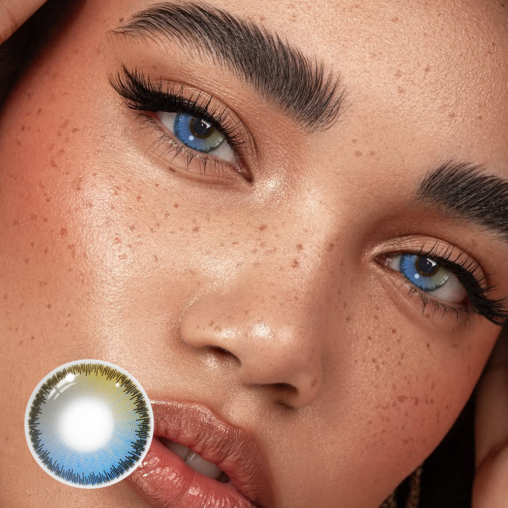 Geralda Blue Colored Contact Lenses