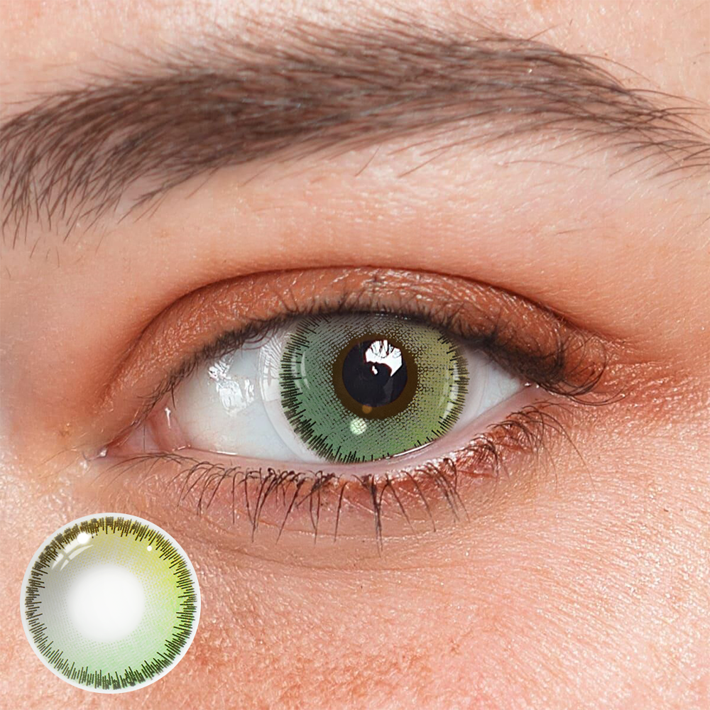 Geralda Green Colored Contact Lenses