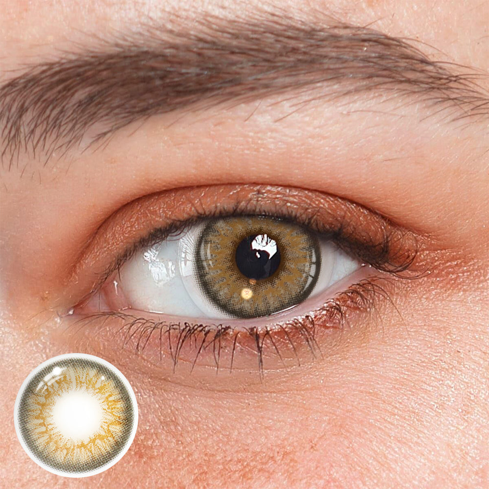 Lentes de contacto de color marrón Talitha 