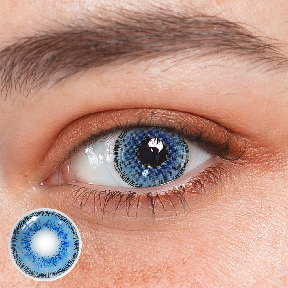 Lentes de contacto de color Morena Blue