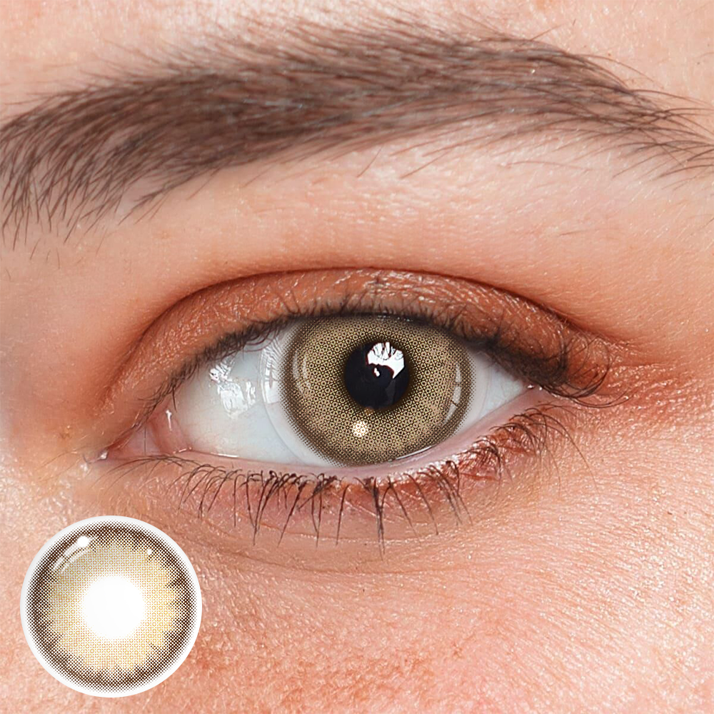 Lentillas de contacto de color marrón Astrape
