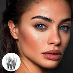 Pestañas negras Aline - 12 mm