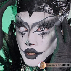 Lentes de contacto de color blanco y negro de Cosplay Circle Line