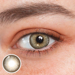 Lentes de contacto de color marrón Renata 