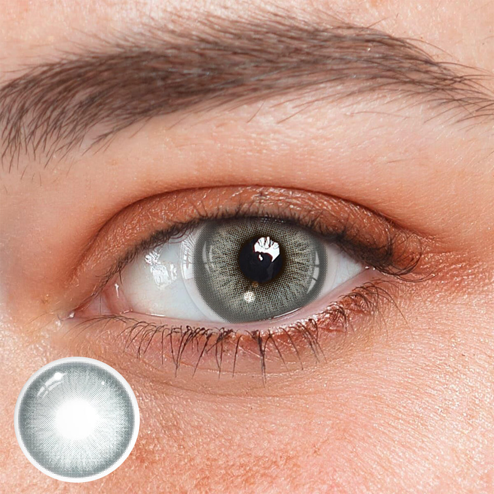 Lentes de contacto de color gris Renata