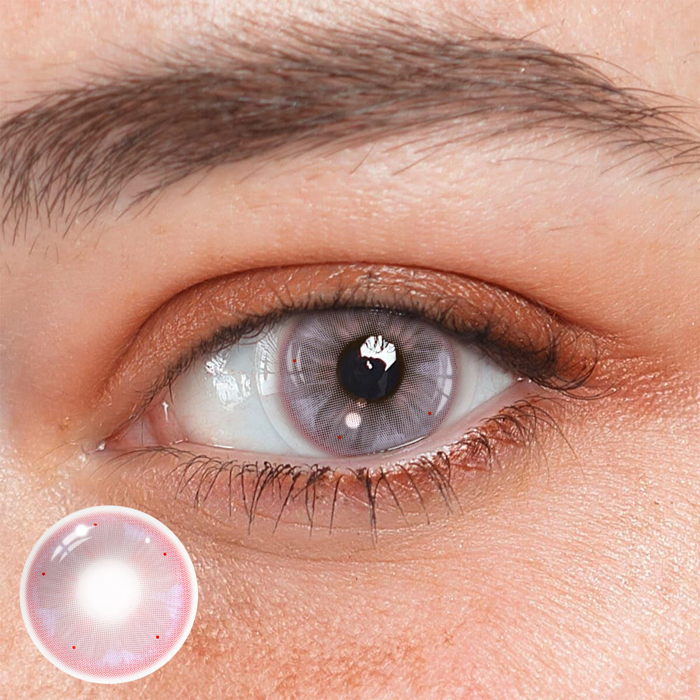 Lentes de contacto de color morado bayas para Cosplay