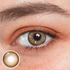 Lentes de contacto de color Margarida Brown