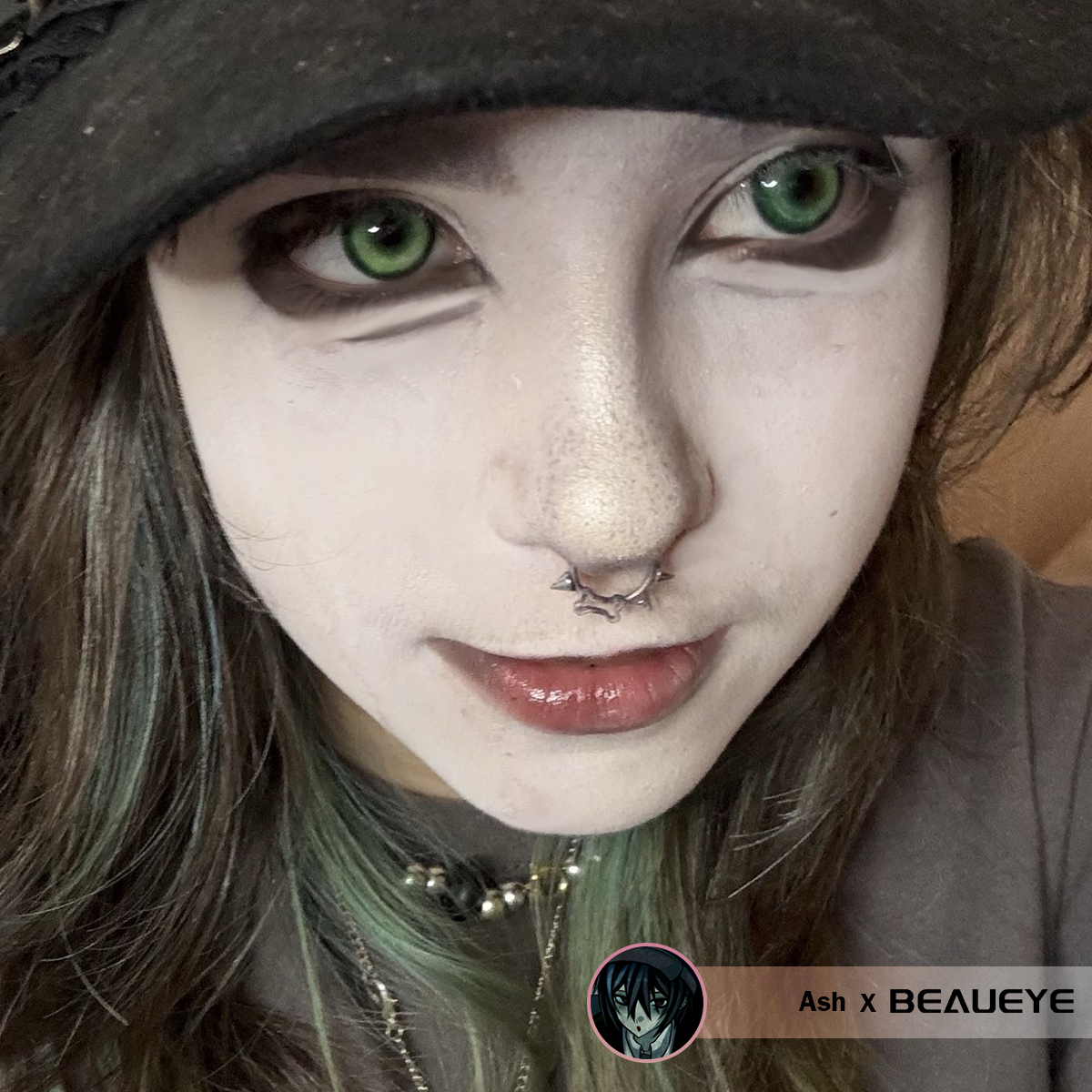 Lentes de contacto de color verde Cosplay KOI 