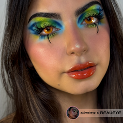 Lentes de contacto de color naranja para cosplay del Día del Solsticio de Verano 