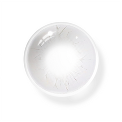 Lentes de contacto de color gris con efecto ojo agrietado para cosplay