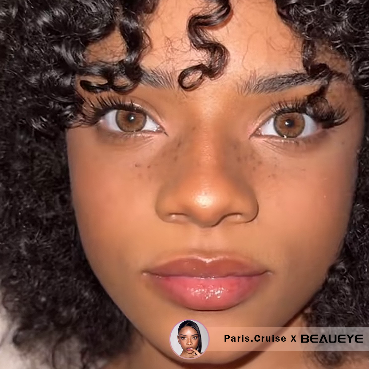 Lentes de contacto de color con prescripción Cyrene Hazel